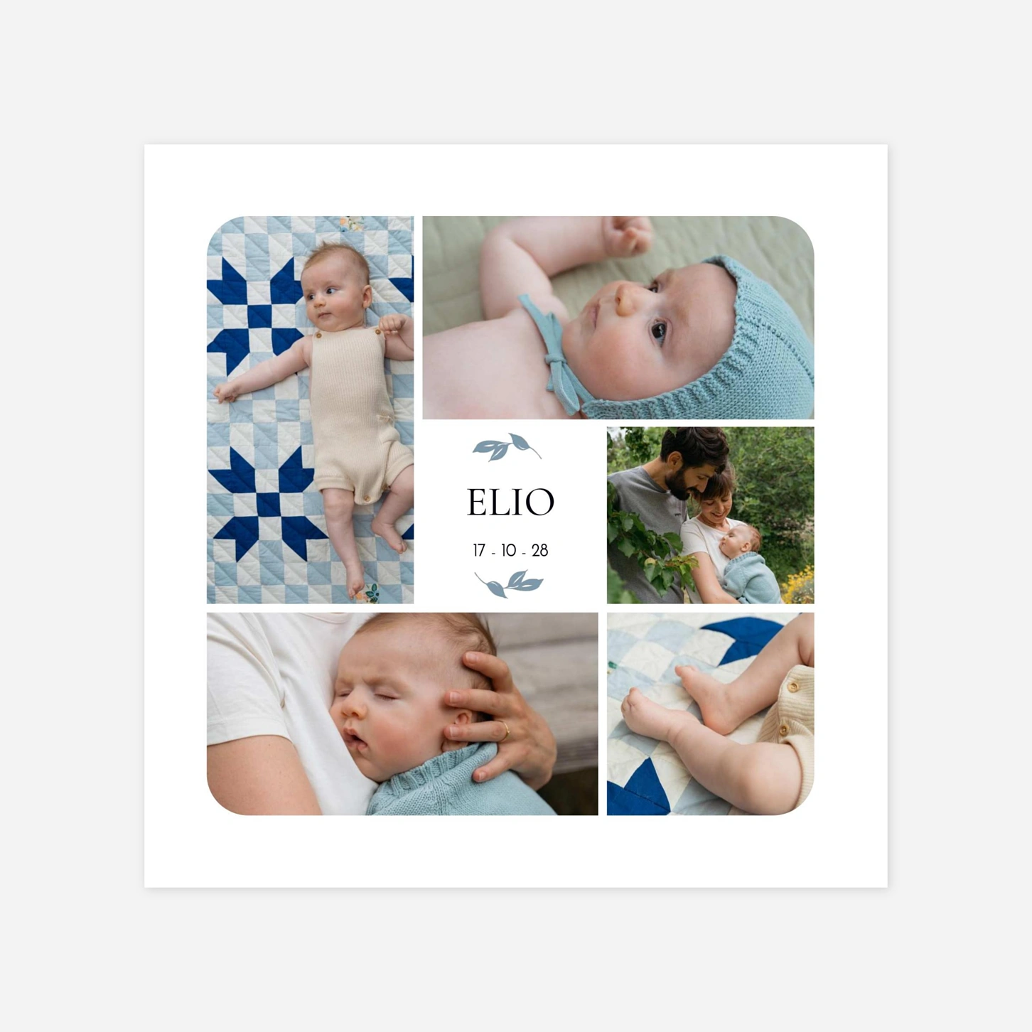Faire-part naissance Petits instants