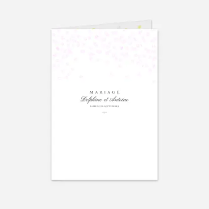 Livret de messe mariage Polka