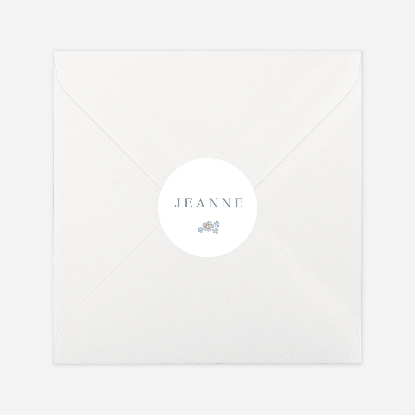 Stickers naissance Parmi les fleurs