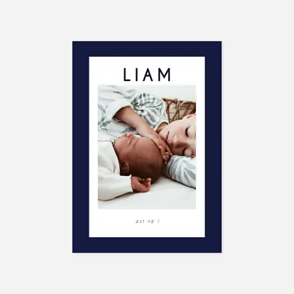 Faire-part naissance Petite marine