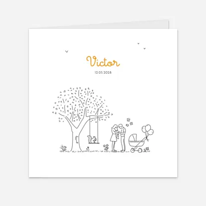 Faire-part naissance Promesse