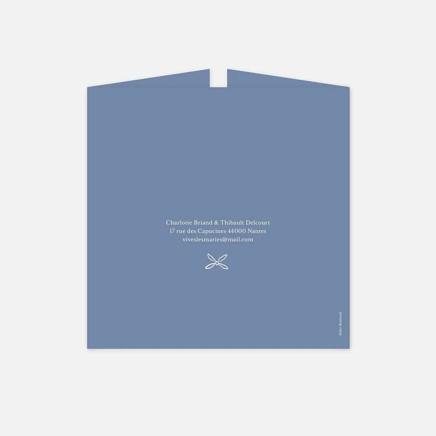 Faire-part mariage Poème