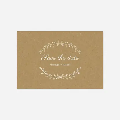 Save the date Poème