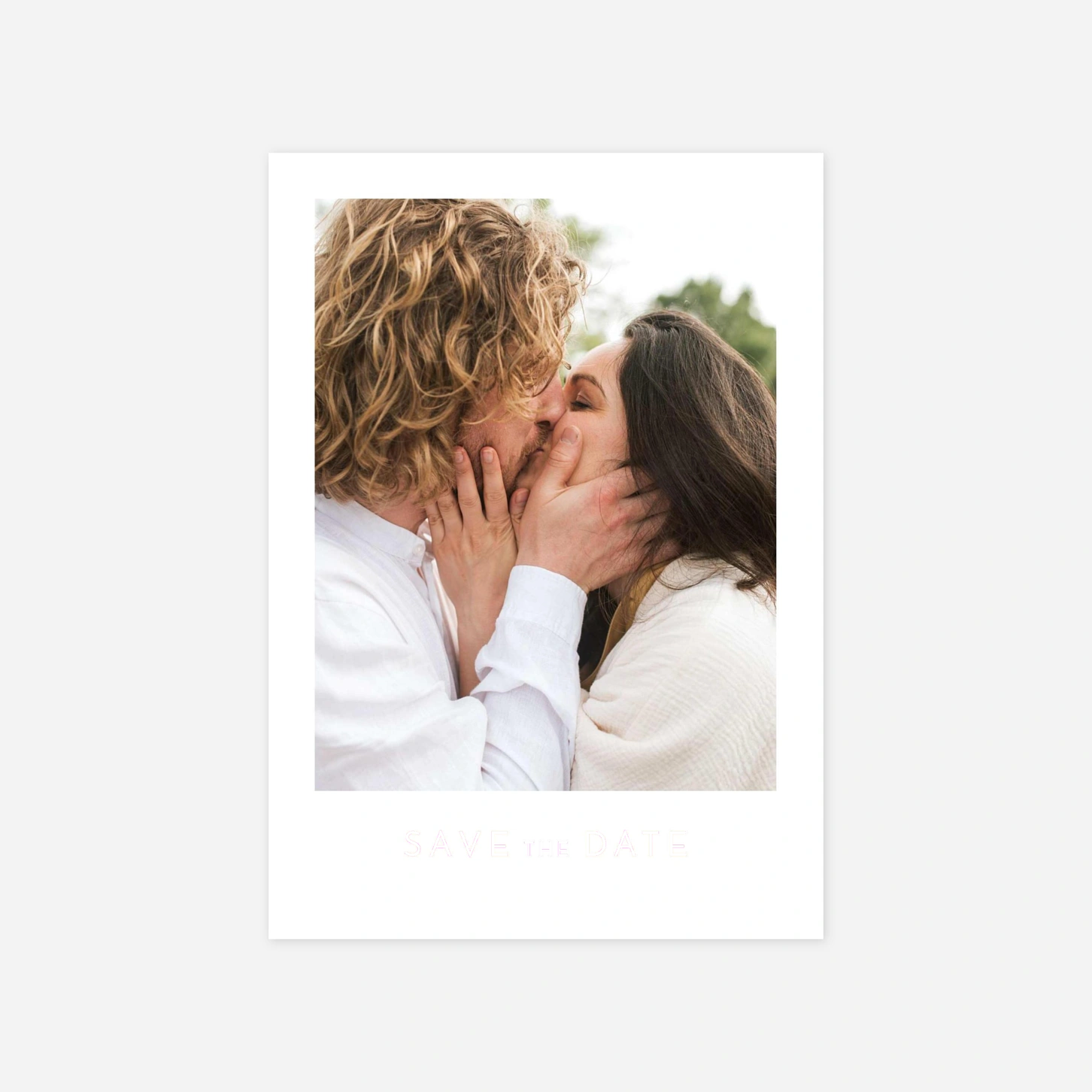 Save the date Promesse bohême