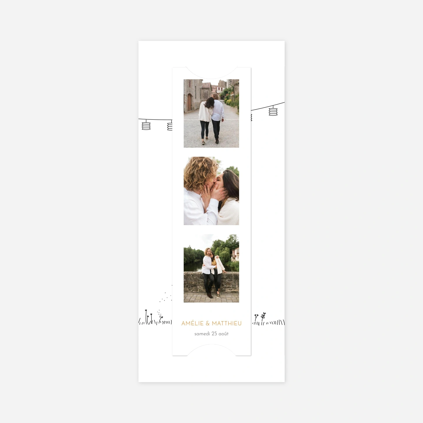 Save the date Promesse champêtre