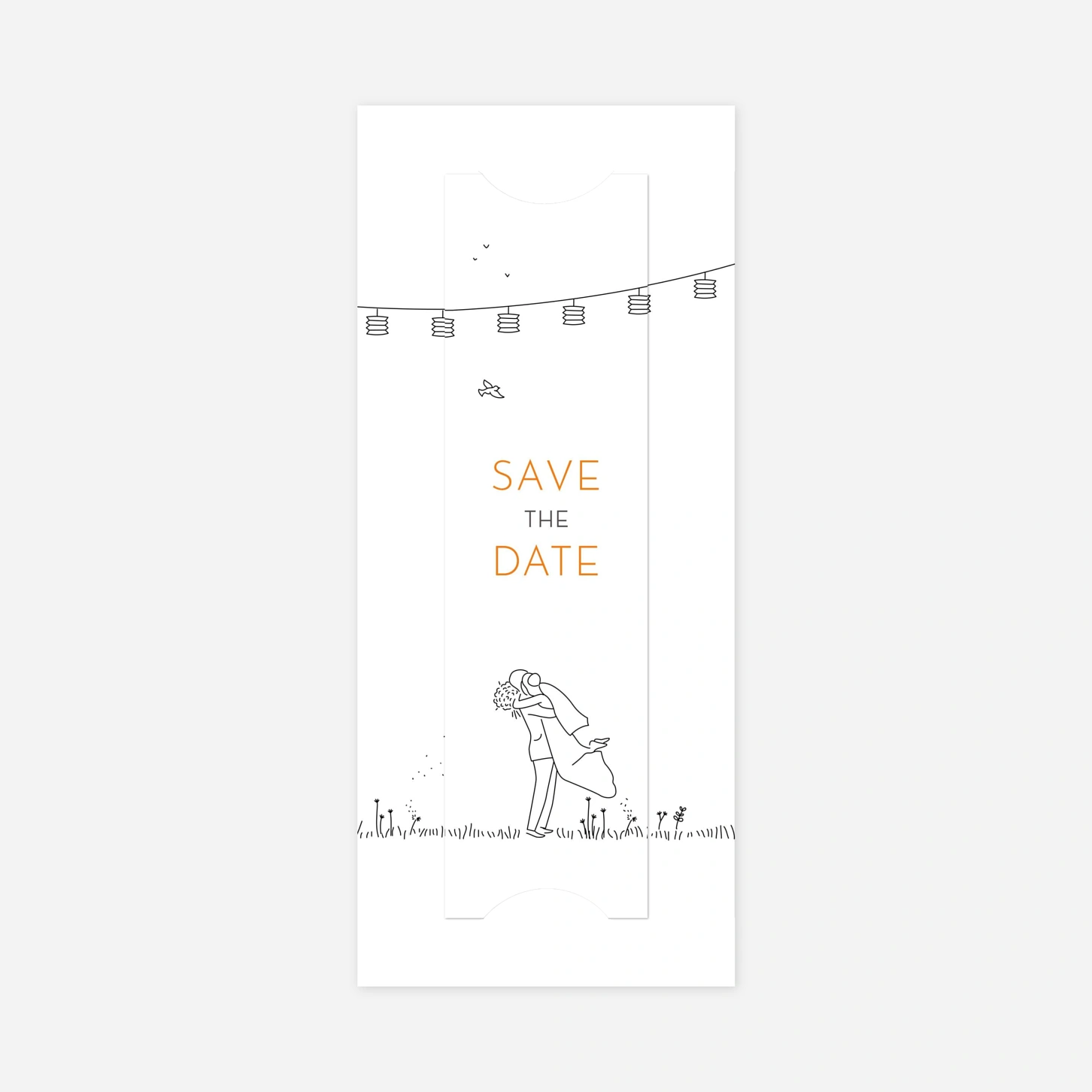 Save the date Promesse champêtre