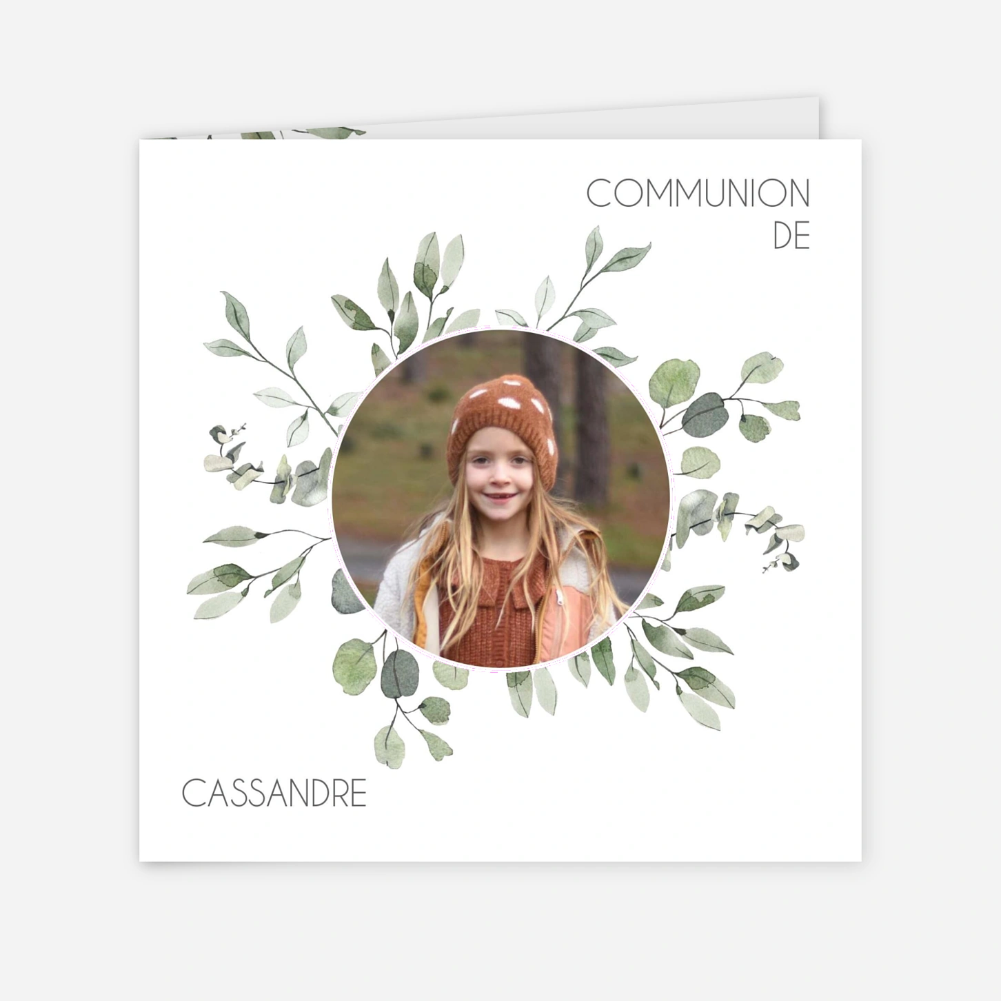 Invitation communion Promesse Eucalyptus
