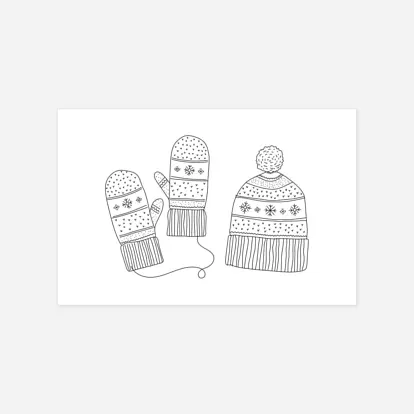 Carton réponse Promesse d'hiver