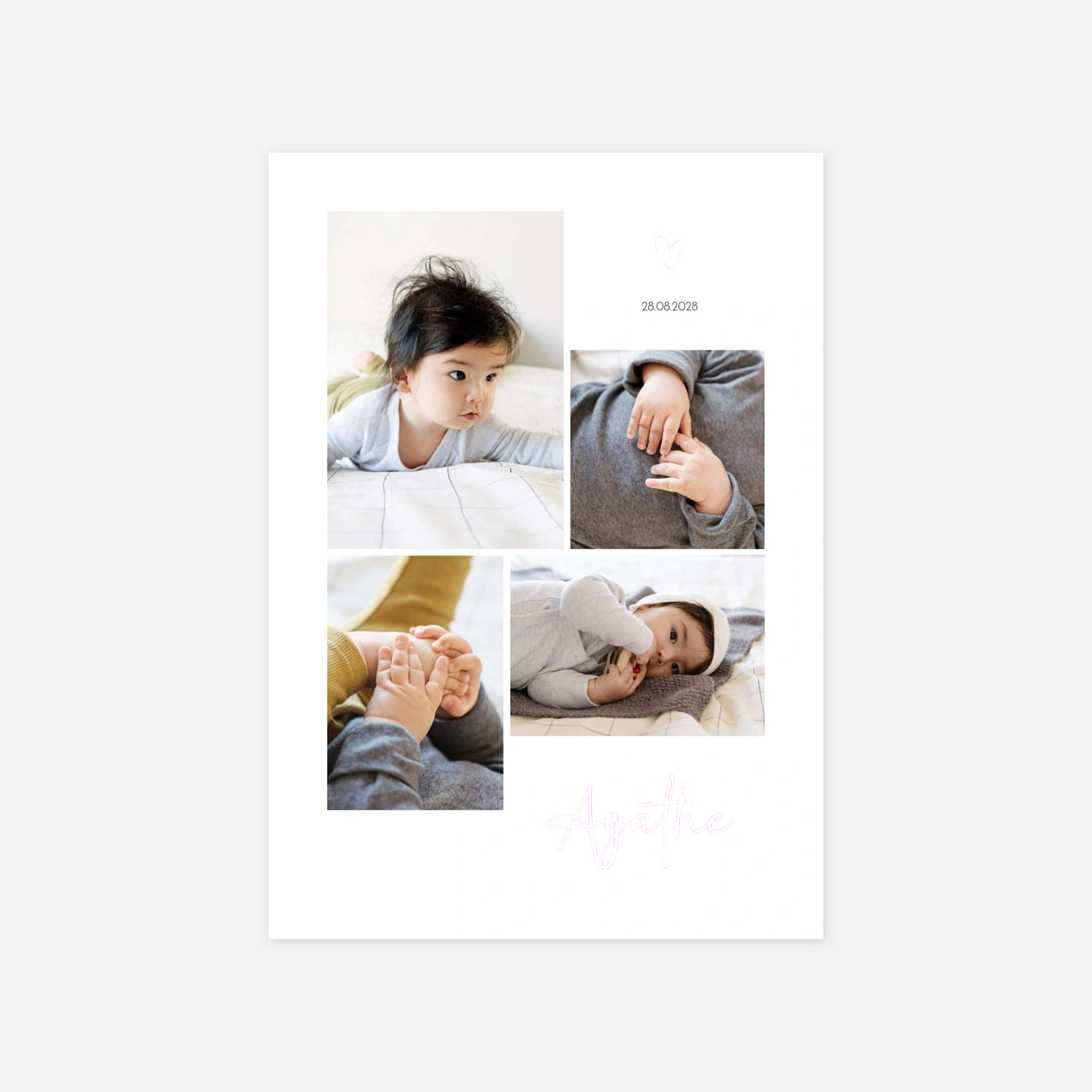 Faire-part naissance Bulle de douceur
