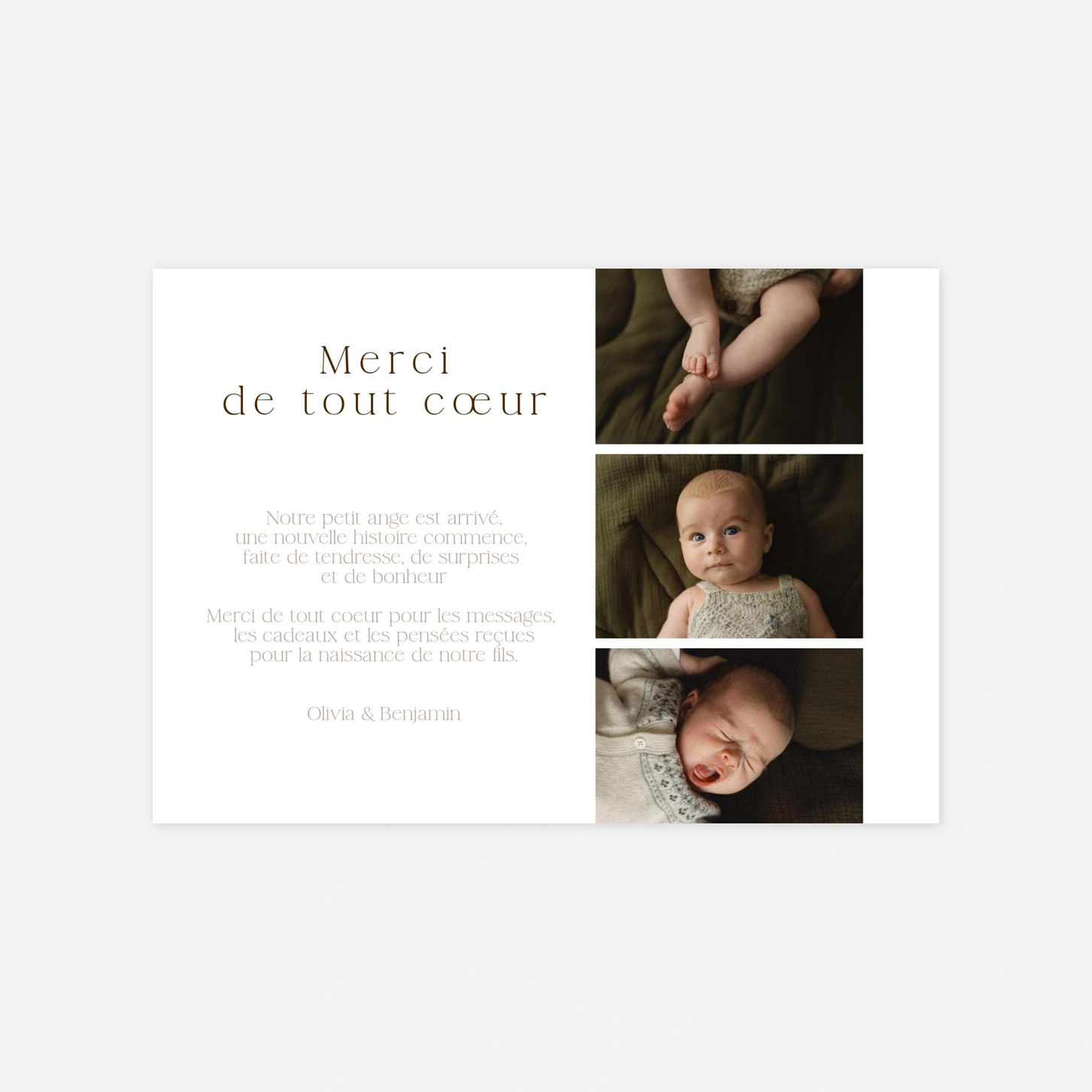 Faire-part naissance Naissance enchantée