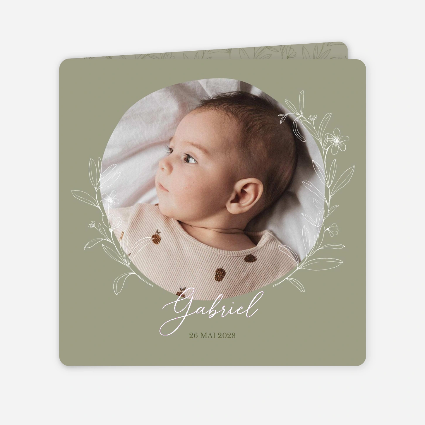 Faire-part naissance Petite âme