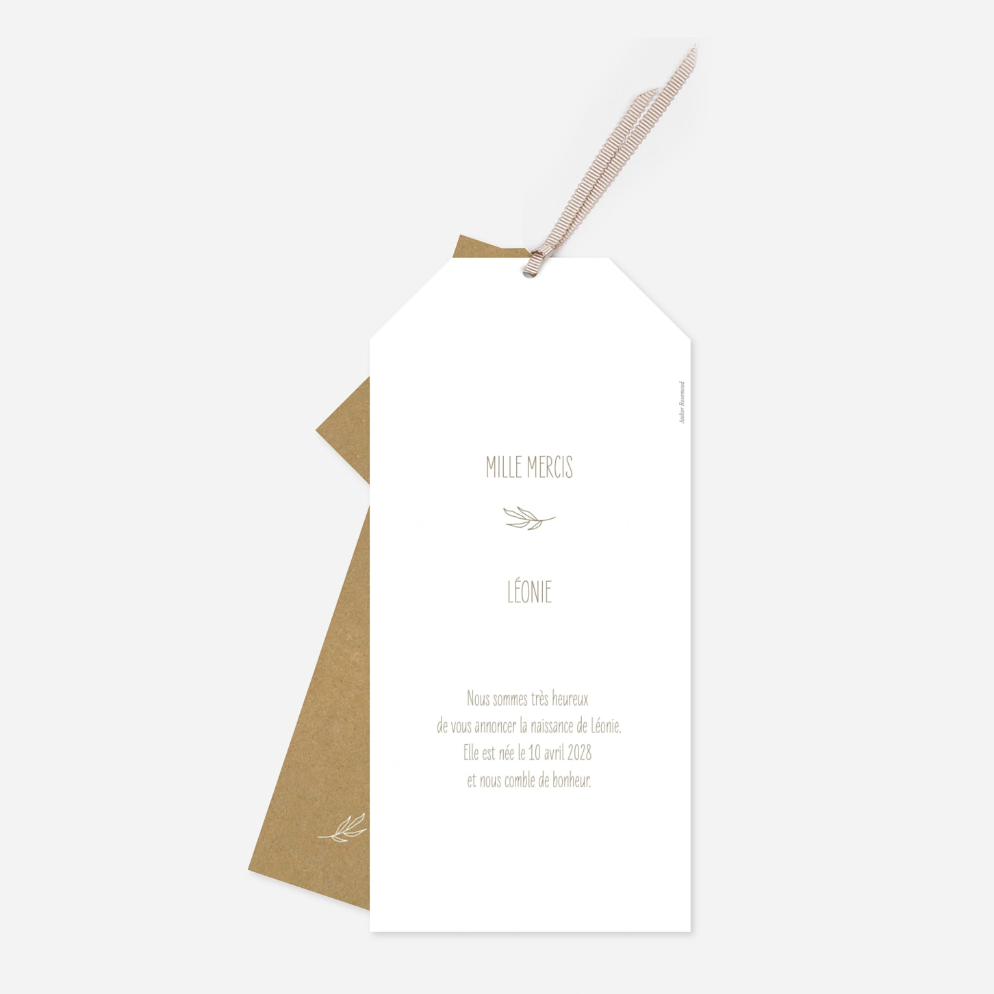 Faire-part naissance Petit Bouton