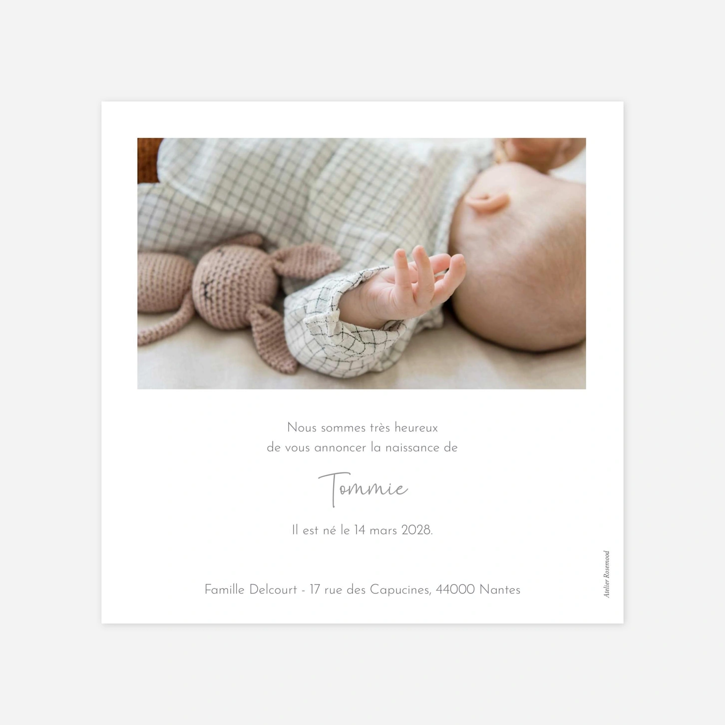 Faire-part naissance Petit Cadeau