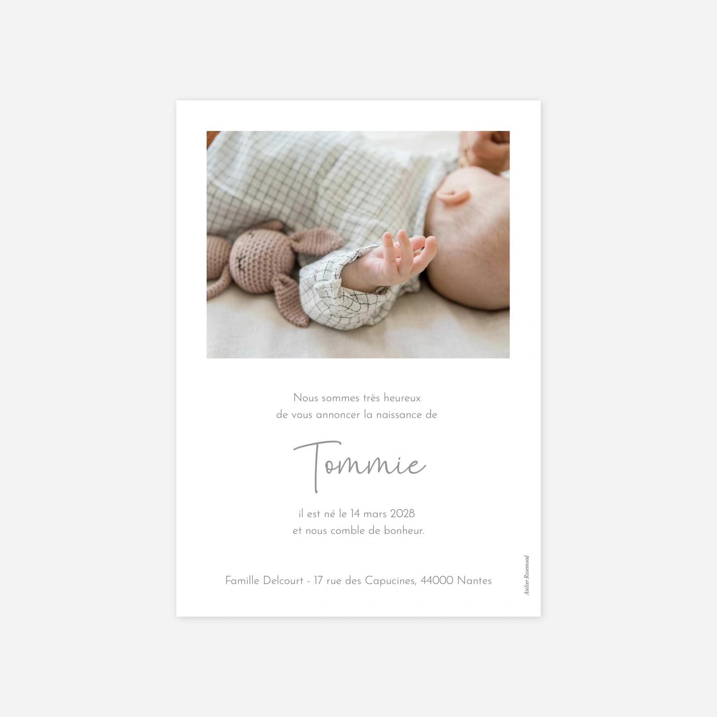 Faire-part naissance Petit Cadeau