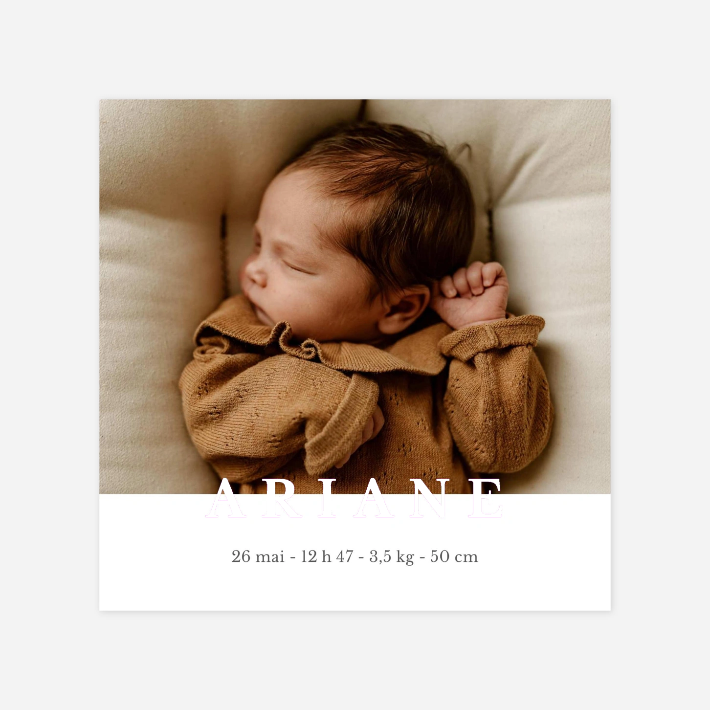 Faire-part naissance Petite Histoire