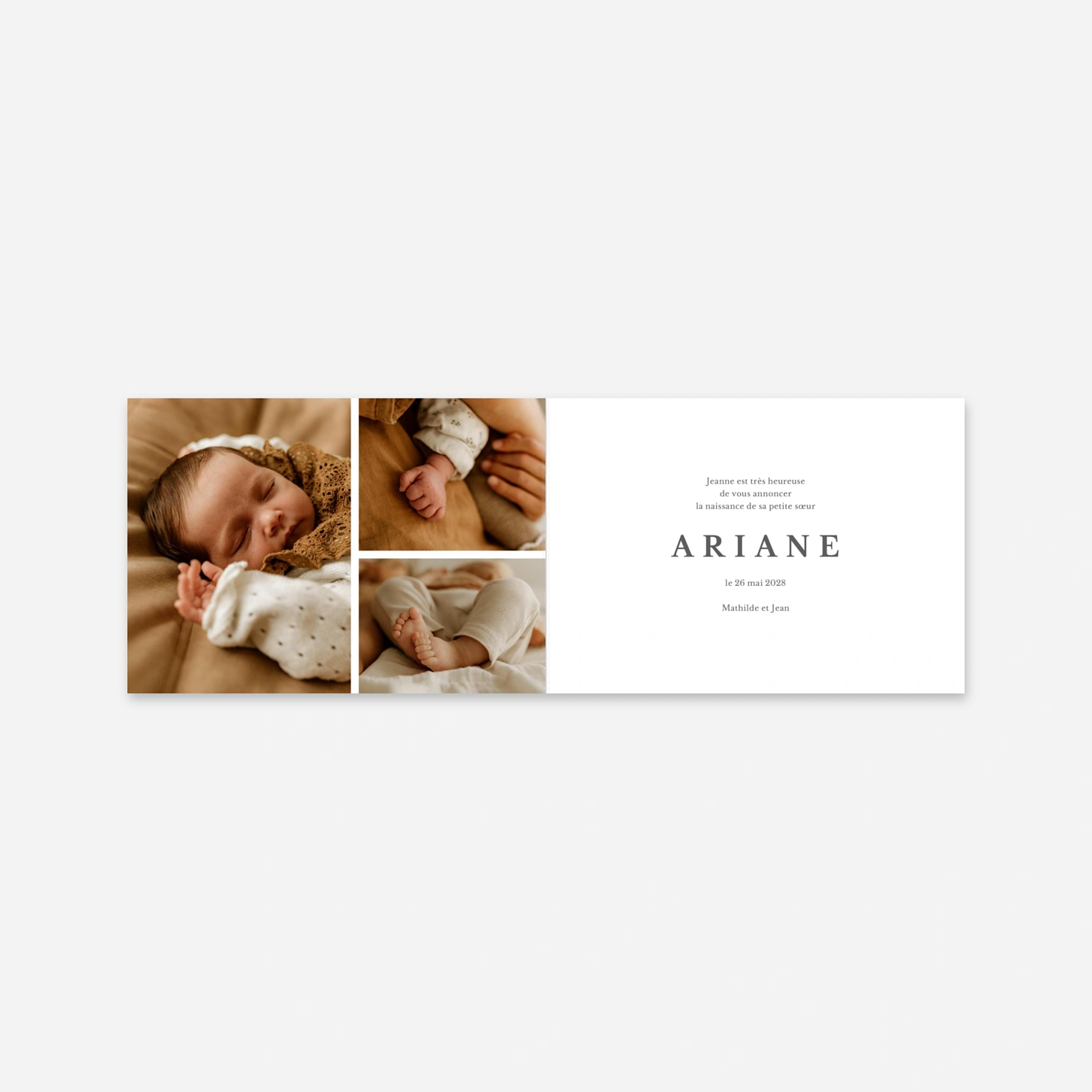 Faire-part naissance Petite Histoire