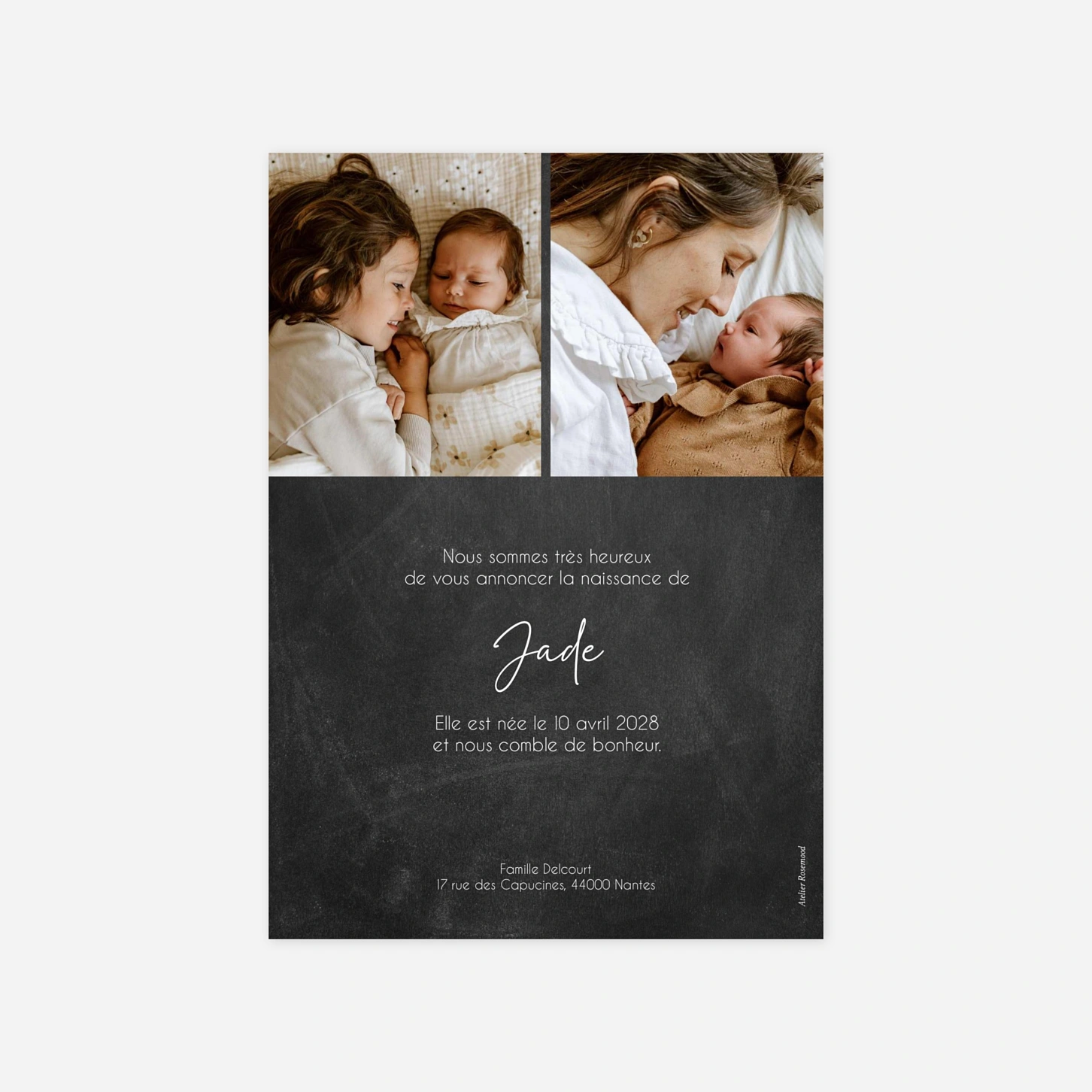 Faire-part naissance Petit Tableau