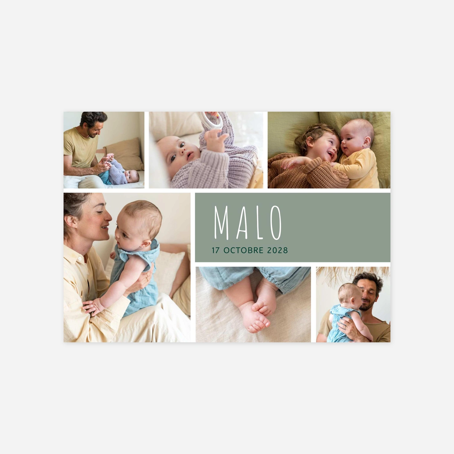 Faire-part naissance Rayon