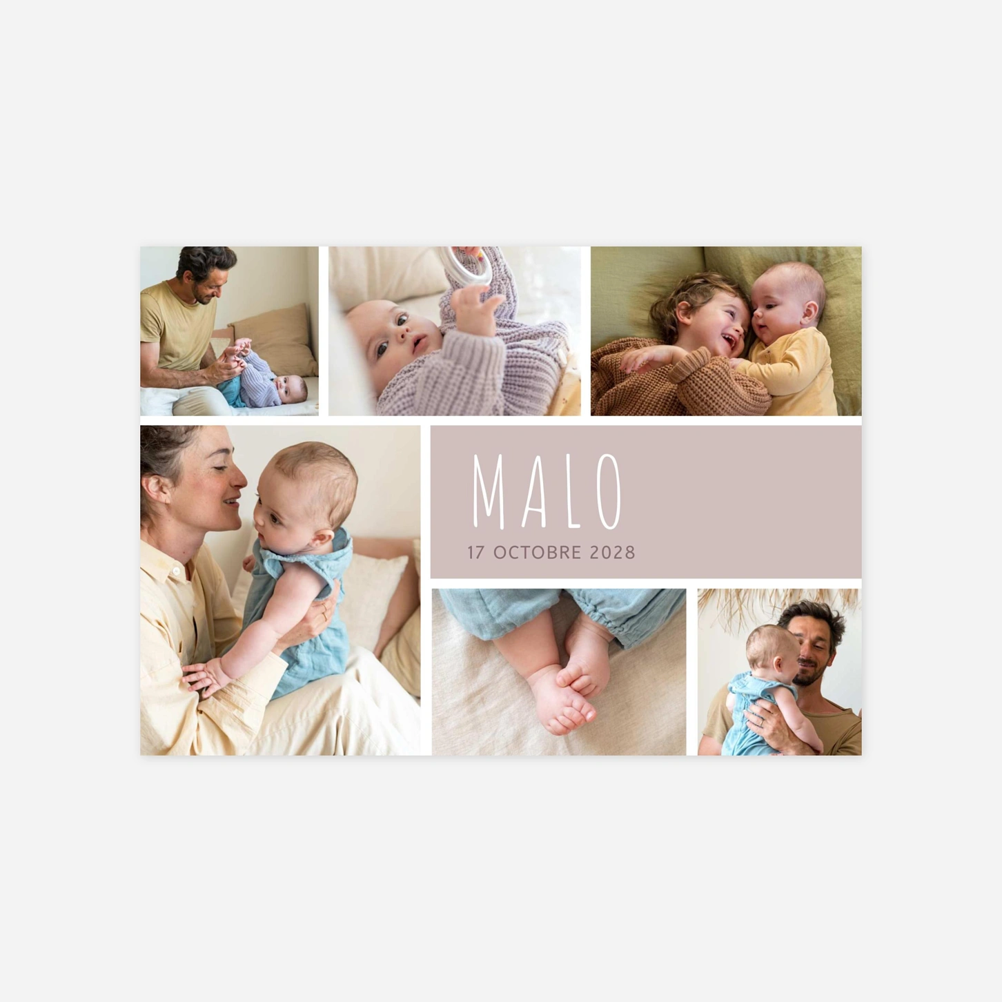 Faire-part naissance Rayon