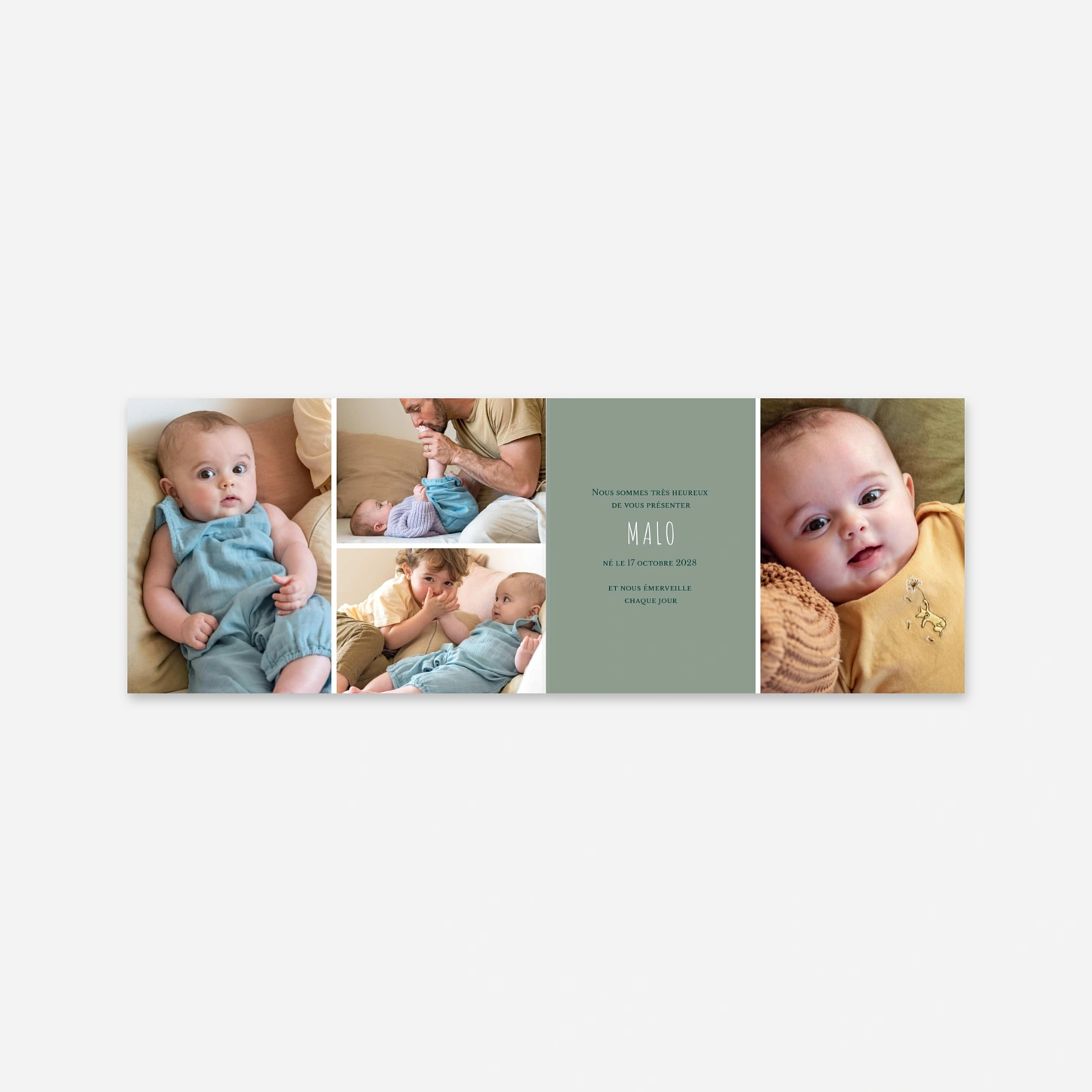 Faire-part naissance Rayon