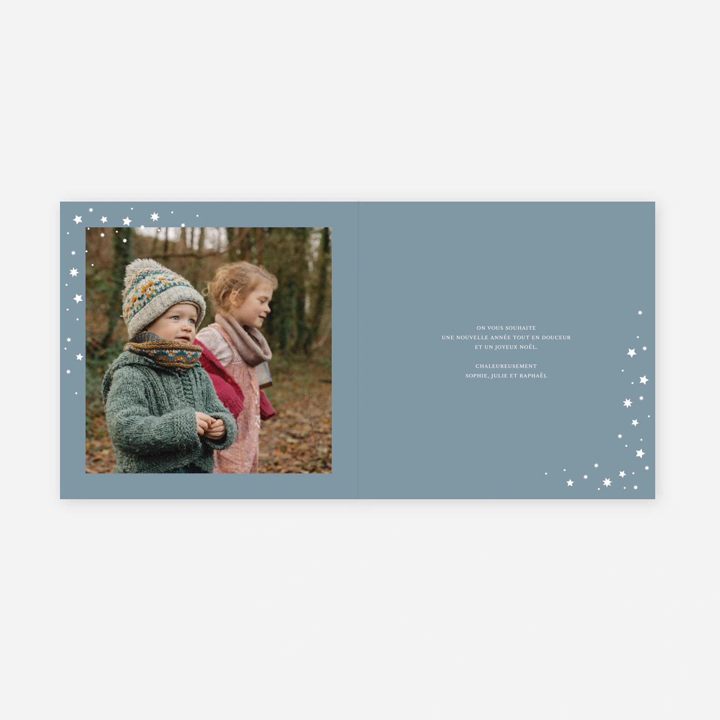 Carte de voeux Reflets d’hiver