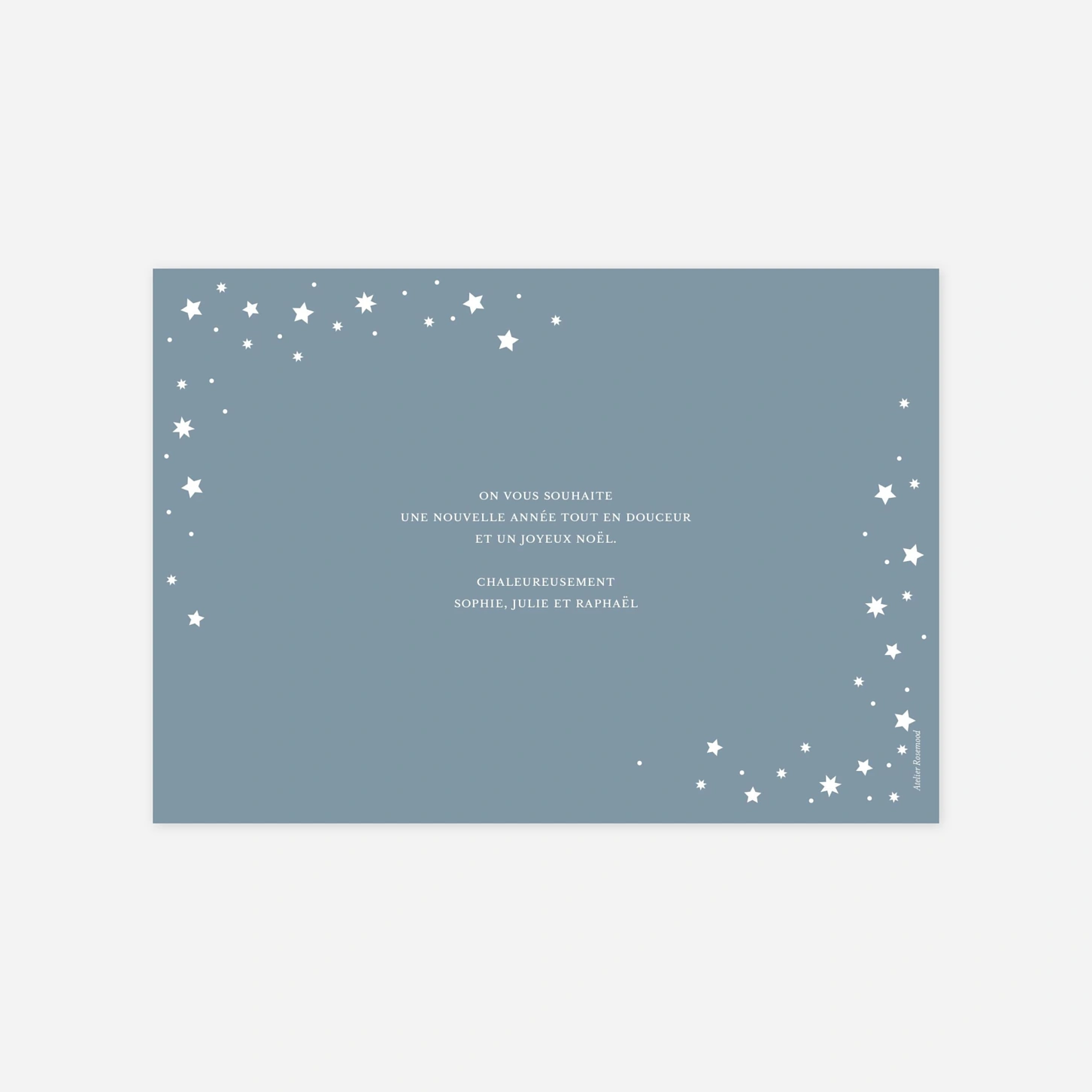 Carte de voeux Reflets d’hiver