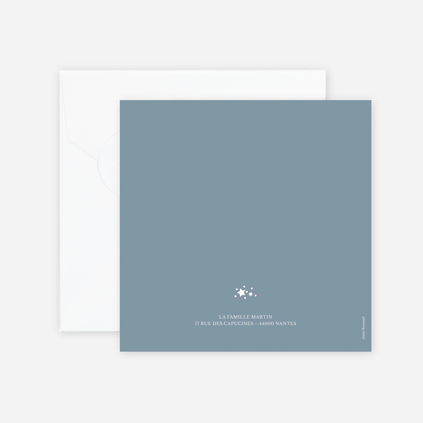 Carte de voeux Reflets d’hiver