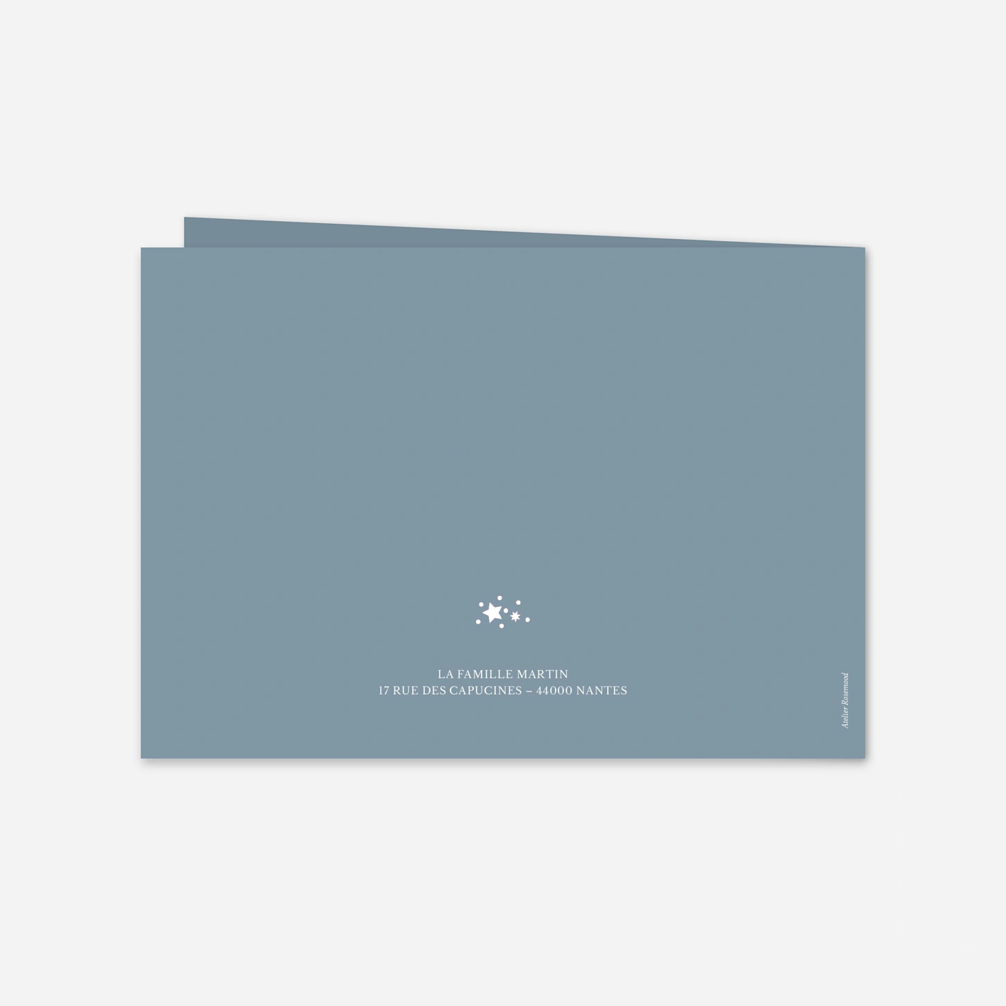 Carte de voeux Reflets d’hiver