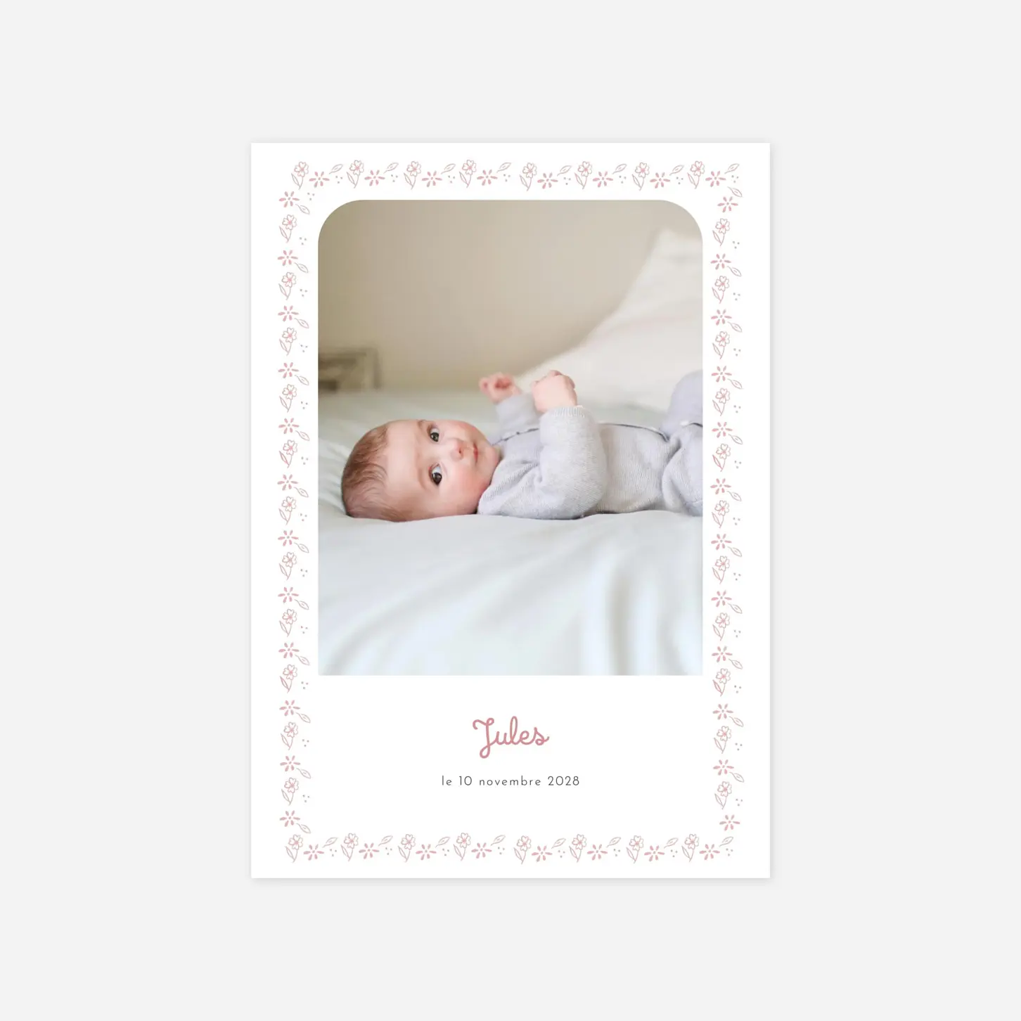Faire-part naissance Rosée du matin
