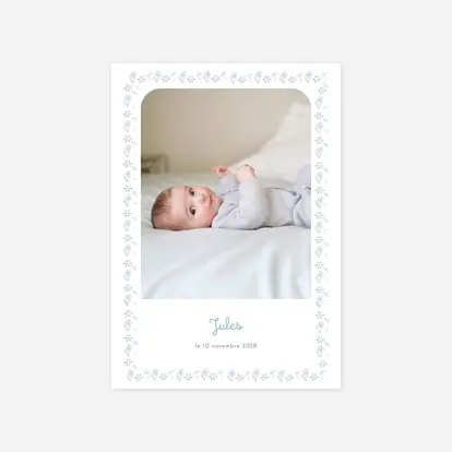 Faire-part naissance Rosée du matin