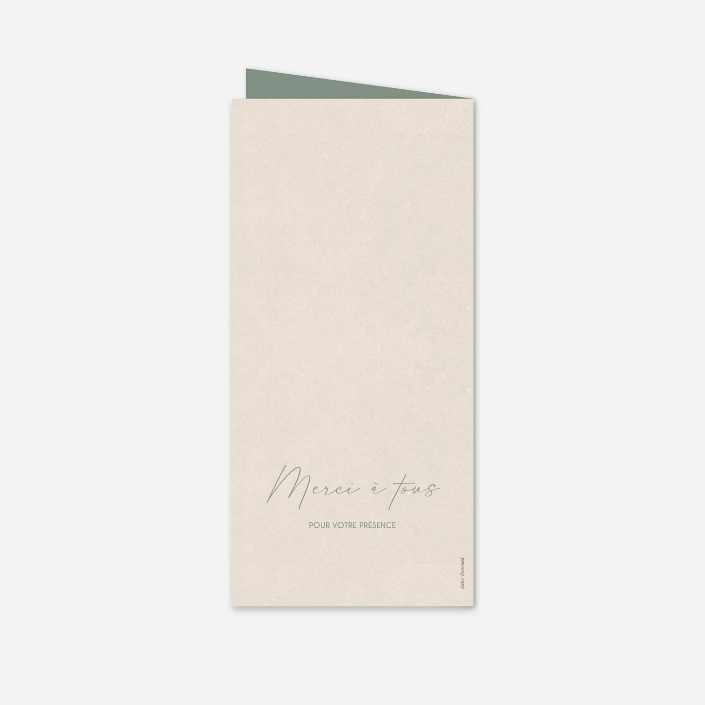 Menu mariage Rêve de Nature