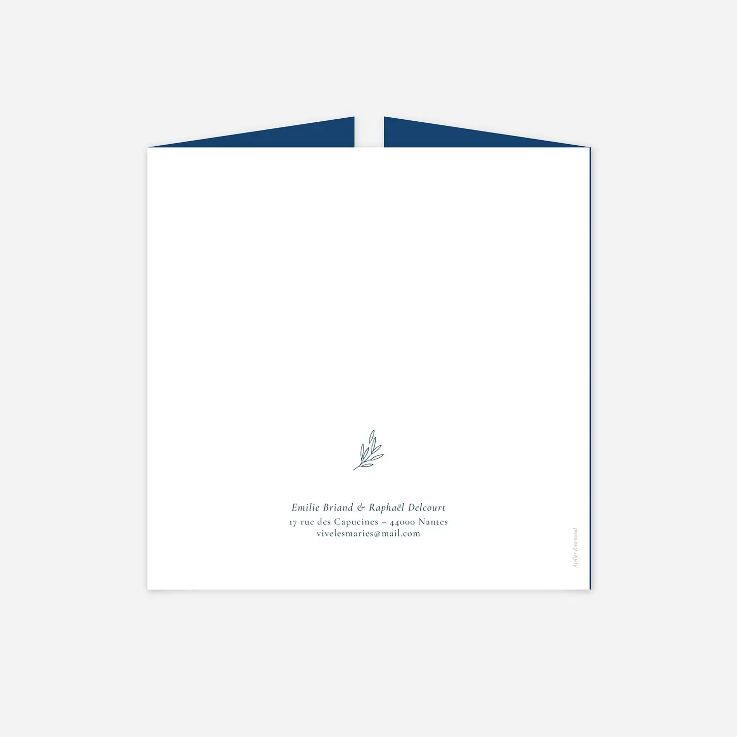 Faire-part mariage Ronde des prés