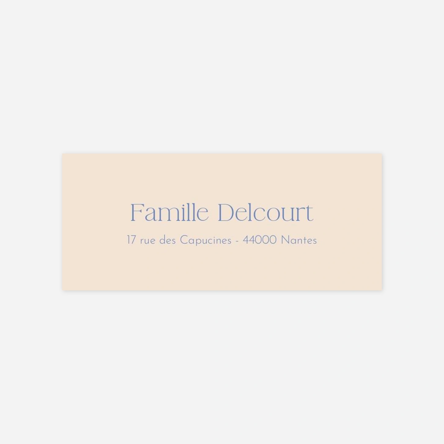 Étiquette expéditeur voeux Réveillon chromatique