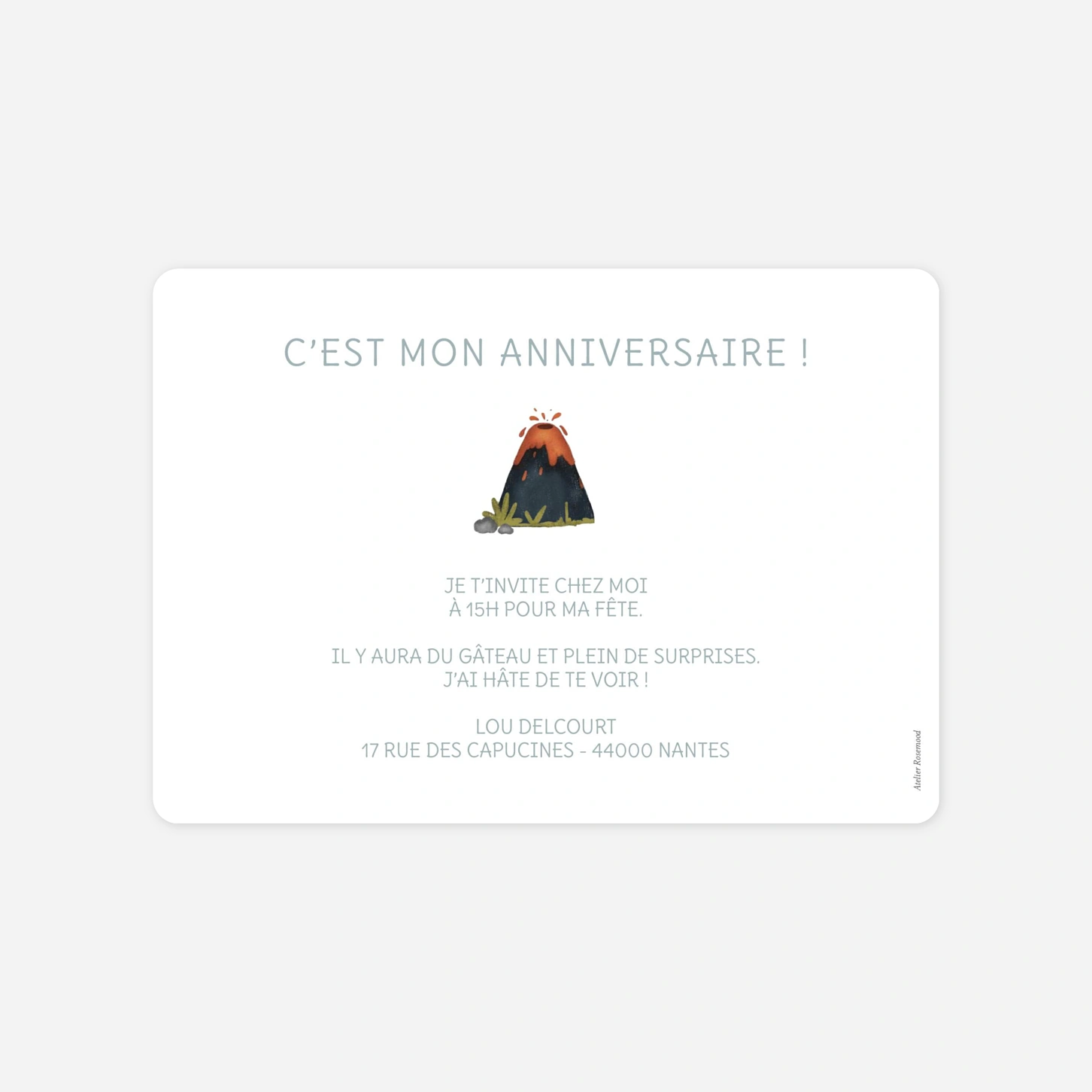 invitation anniversaire enfant Petits dinosaures