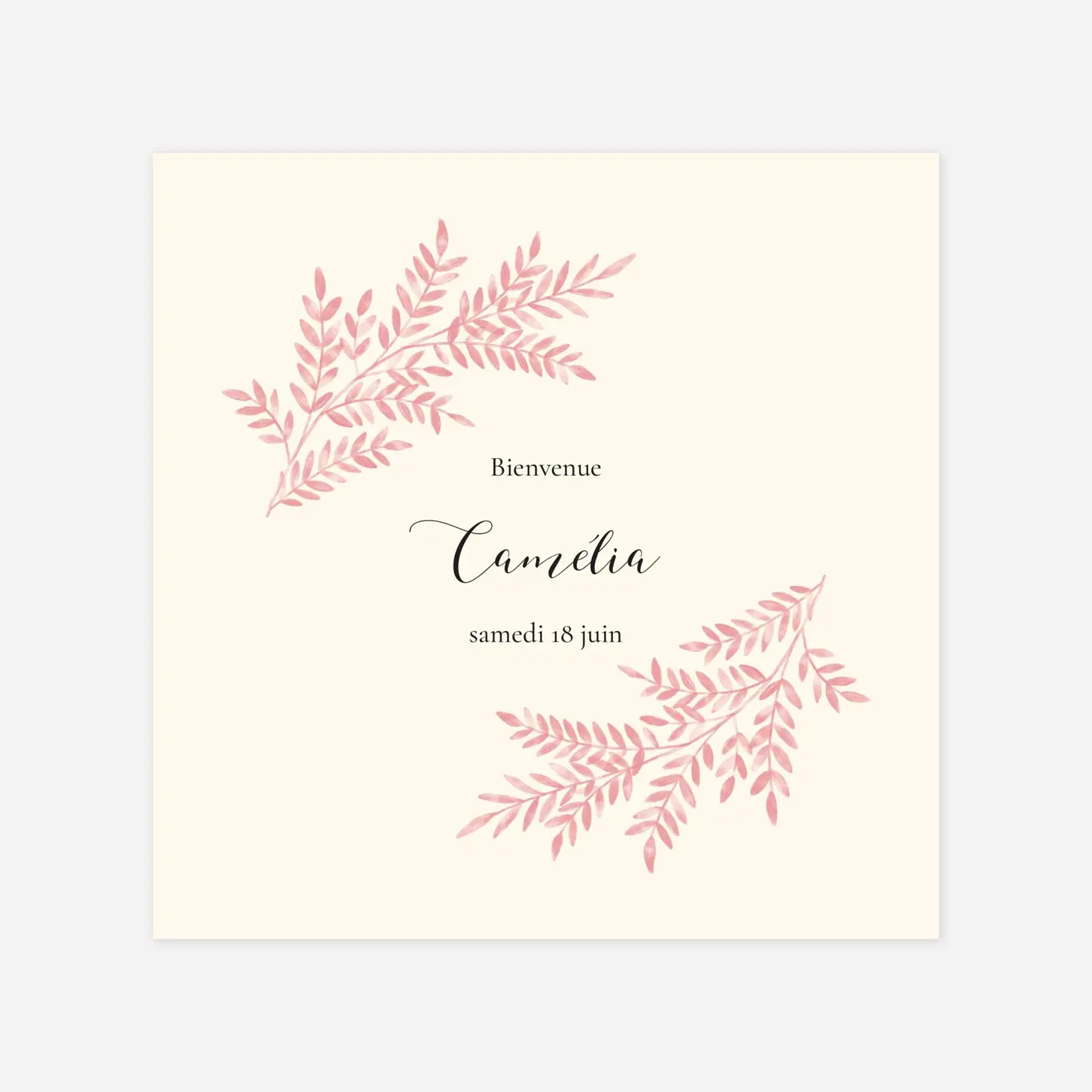 Faire-part naissance Ritournelle