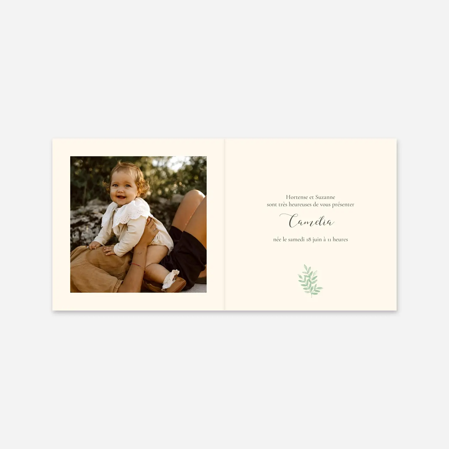 Faire-part naissance Ritournelle