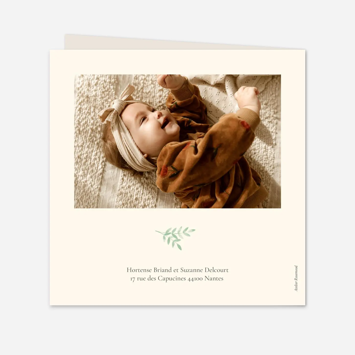 Faire-part naissance Ritournelle