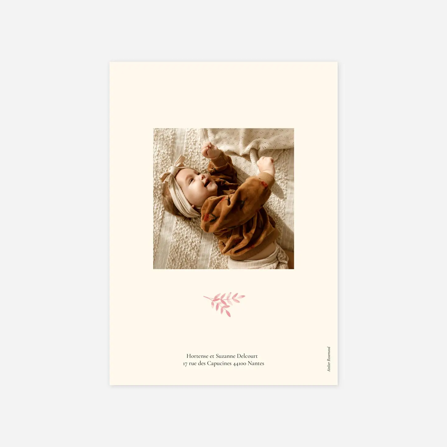 Faire-part naissance Ritournelle