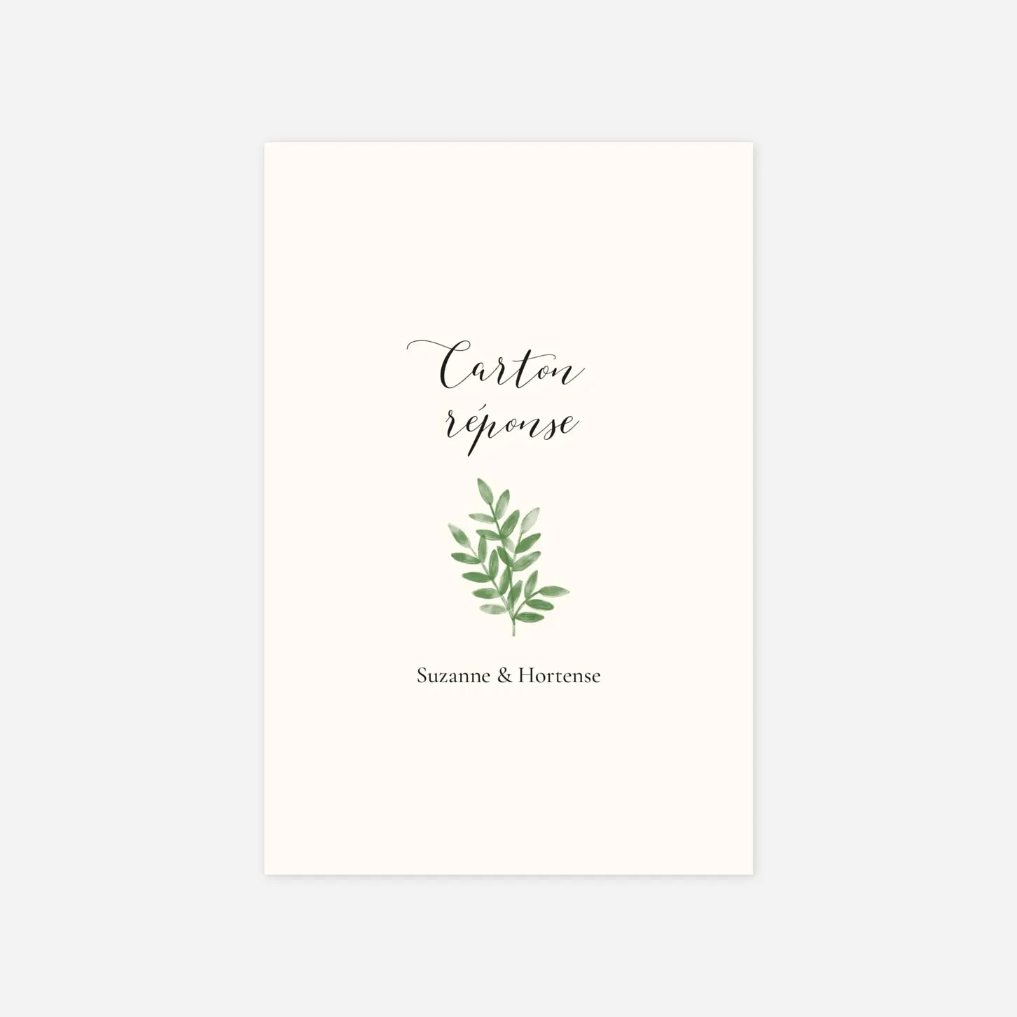 Carton réponse Ritournelle
