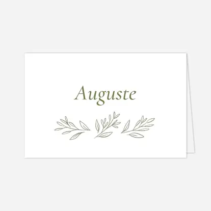 Marque-place mariage Romantique