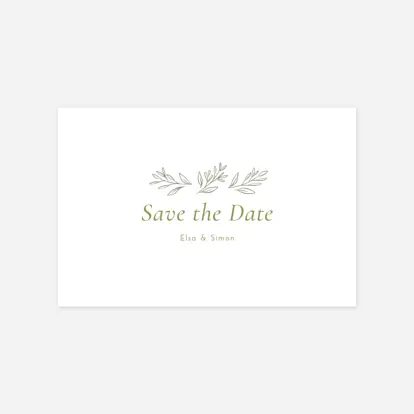 Save the date Romantique