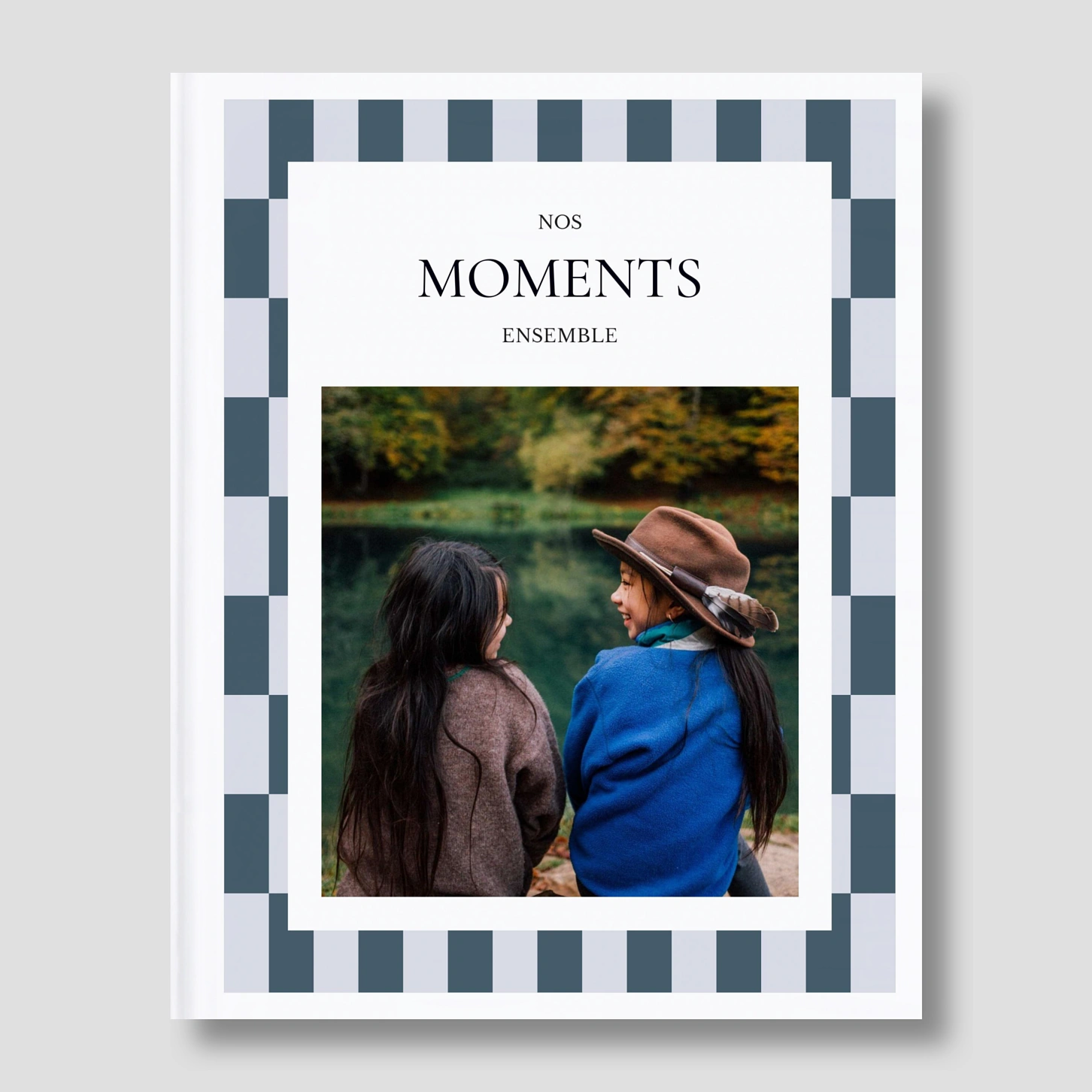 Album photo rigide Rayures tendances