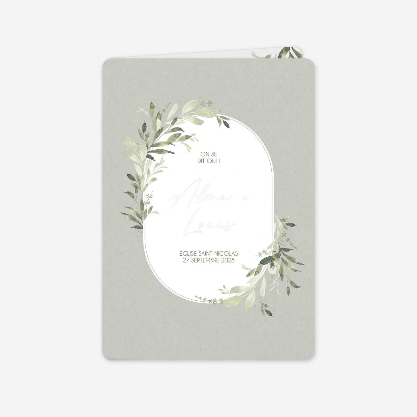 Faire-part mariage Rêve botanique