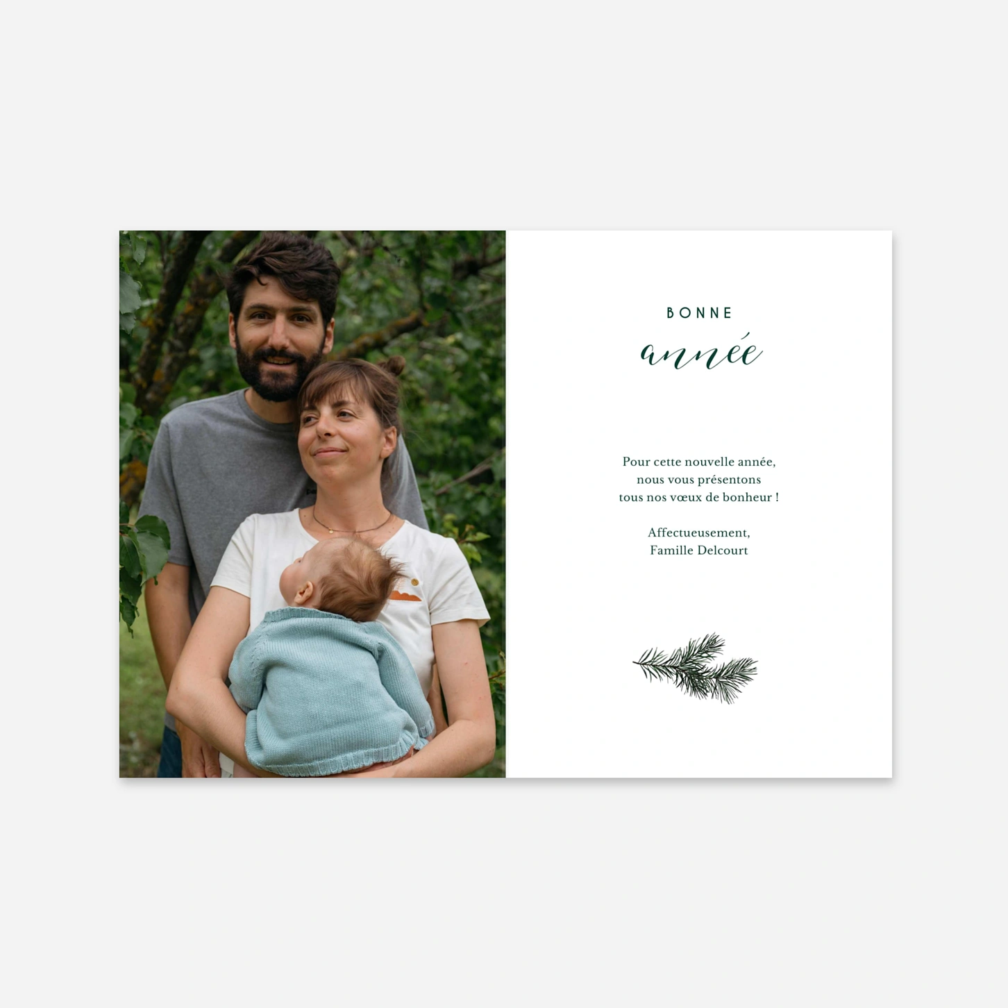 Carte de voeux Douce saison