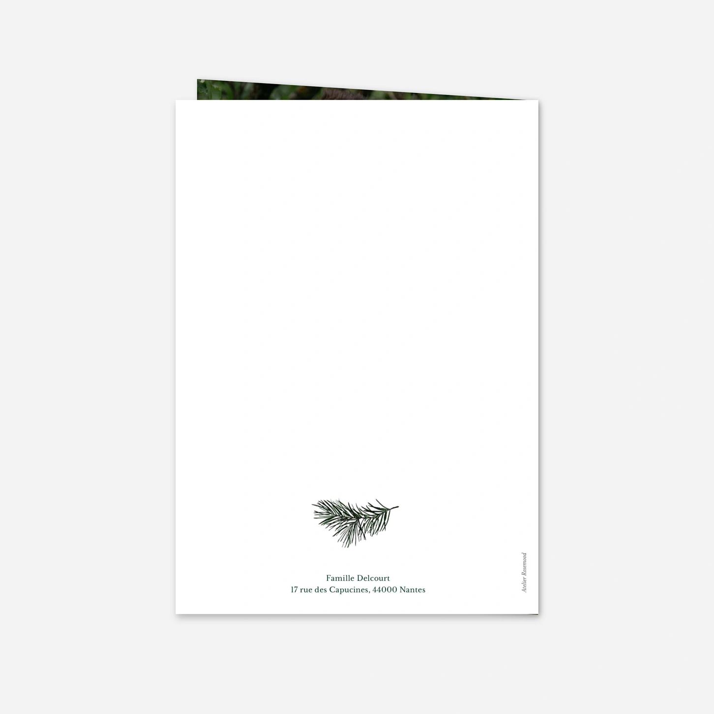 Carte de voeux Douce saison