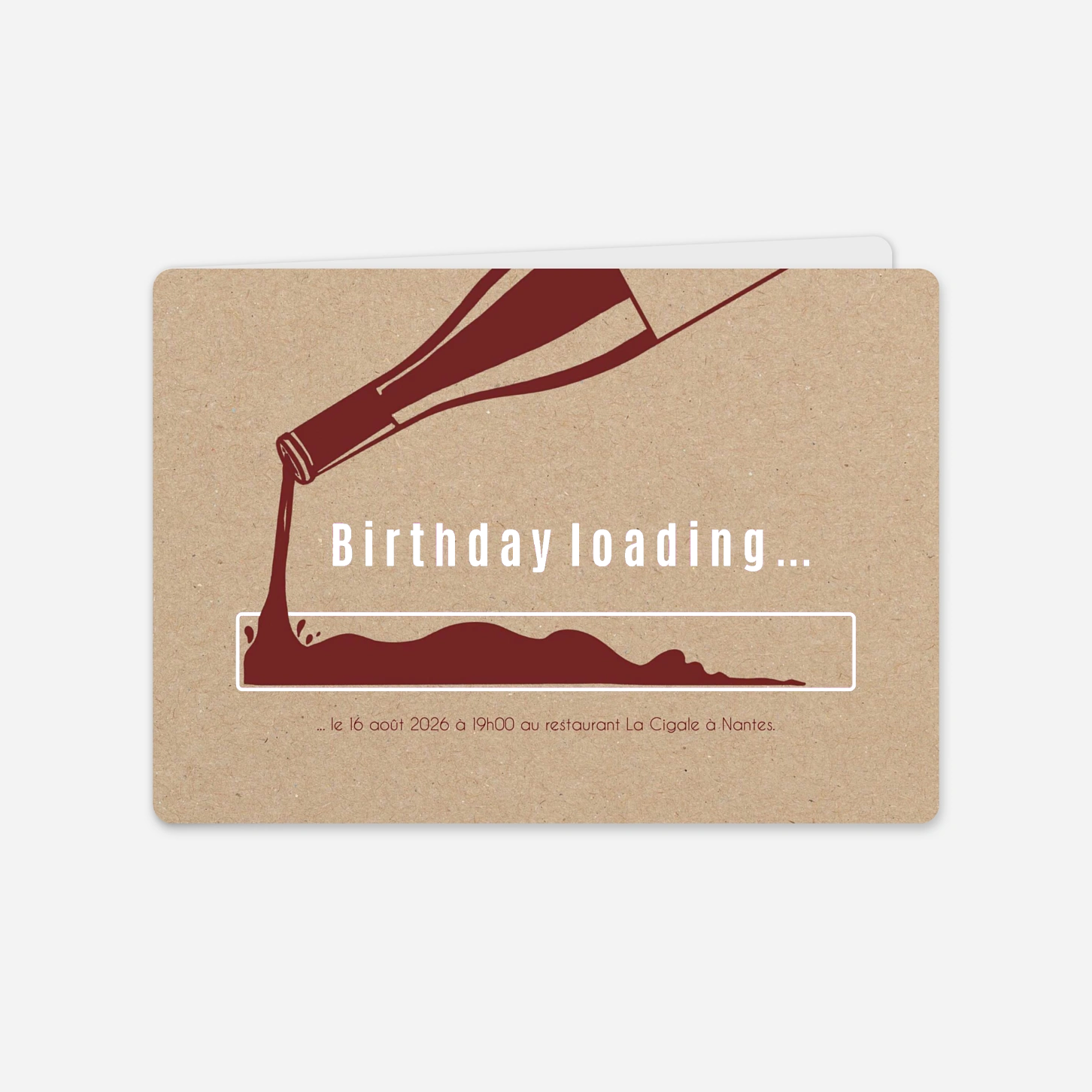 invitation anniversaire Célébration