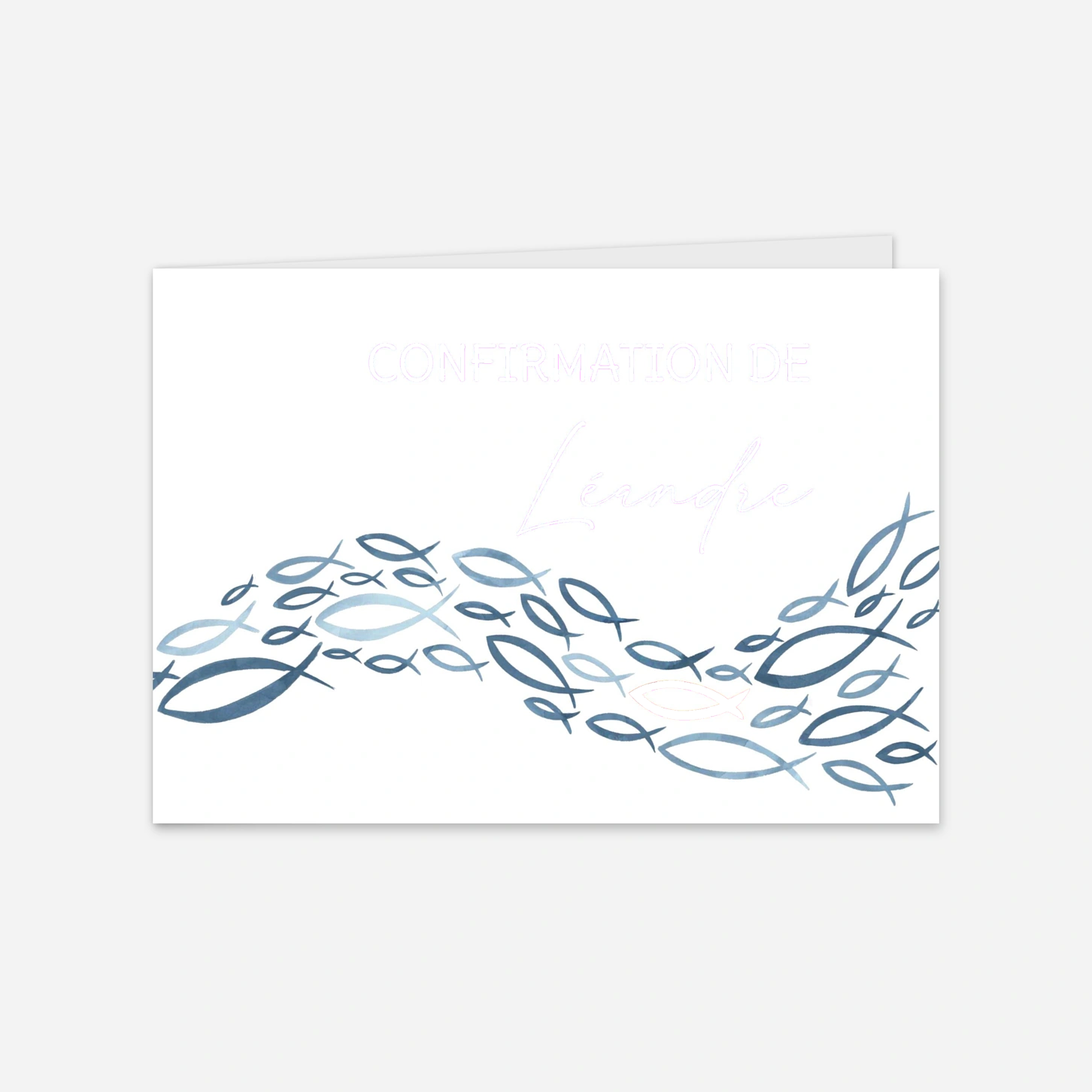 Invitation Confirmation Onde de grâce
