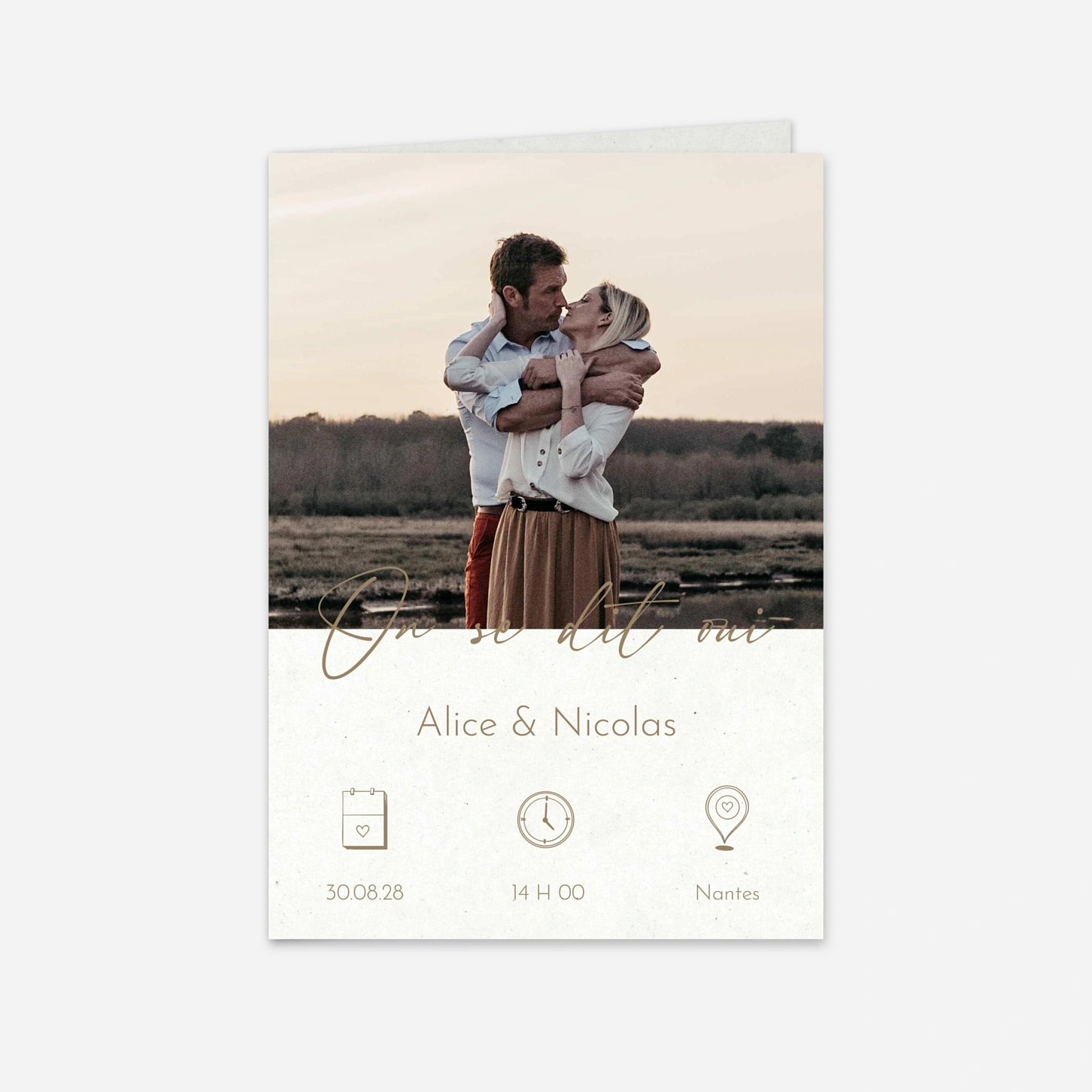 Faire-part mariage Signes d’Amour