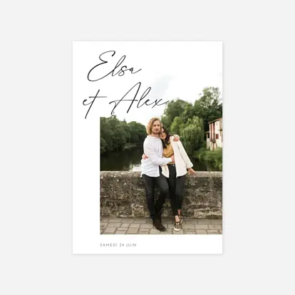 Faire-part mariage Signature II