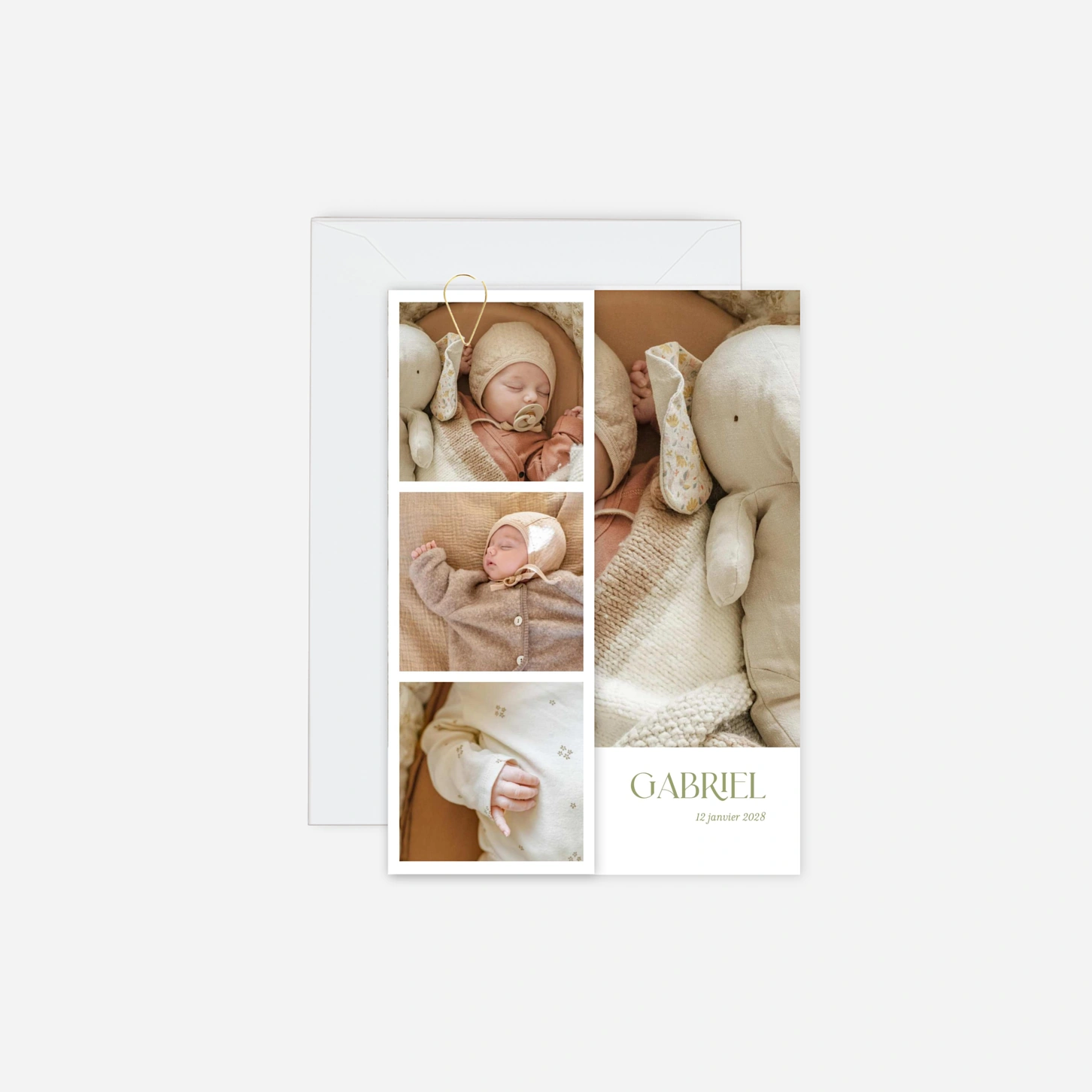 Faire-part naissance Simplement